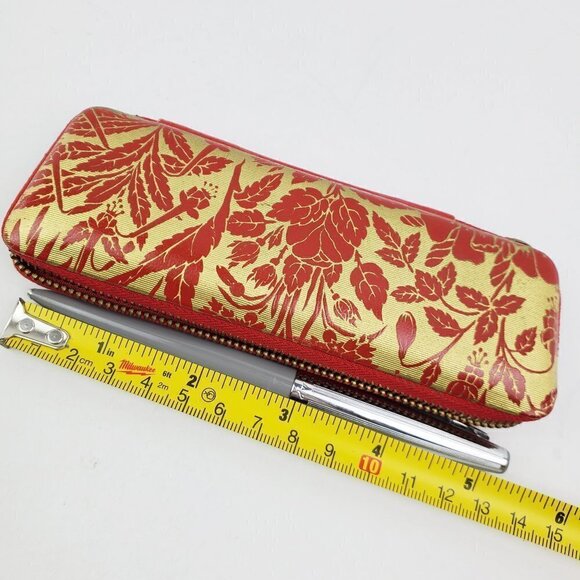 Heiko 542 Ballpoint Pen Vintage German w/ Zipper Case C.E. Pilz Fullhalter-Etui - Picture 14 of 14